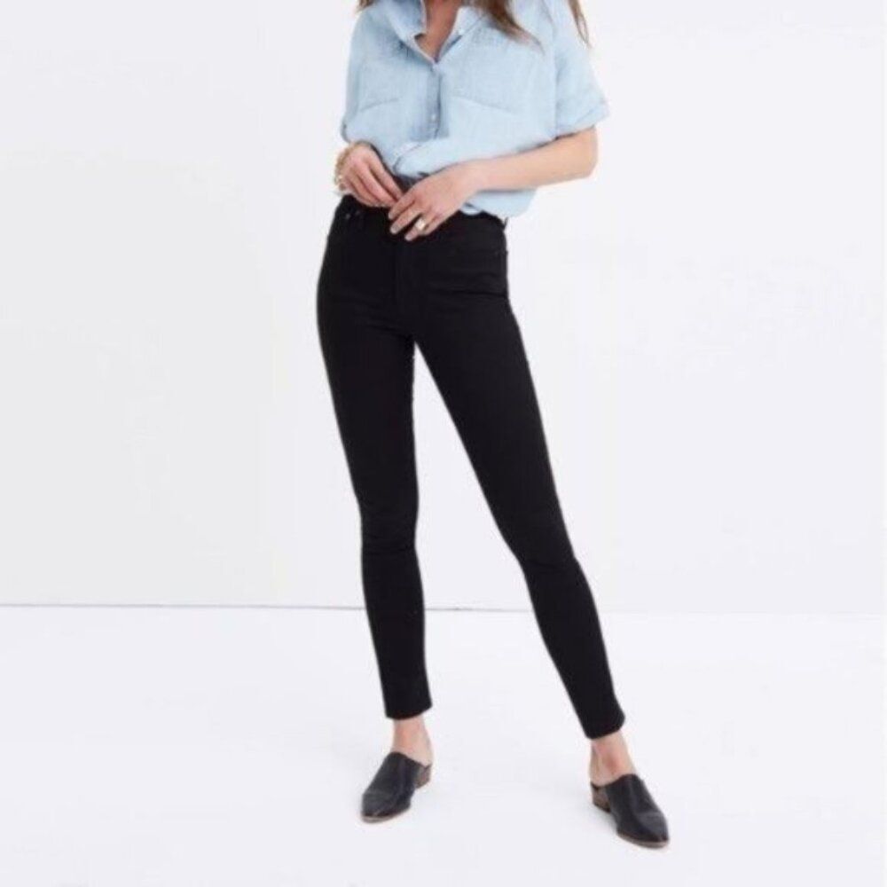 Madewell -053 Women's Tall Carbondale Wash 10" High-Rise Skinny‎ Denim Jeans 23T